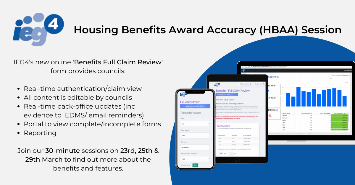 Housing Benefit Award Accuracy (HBAA) Session